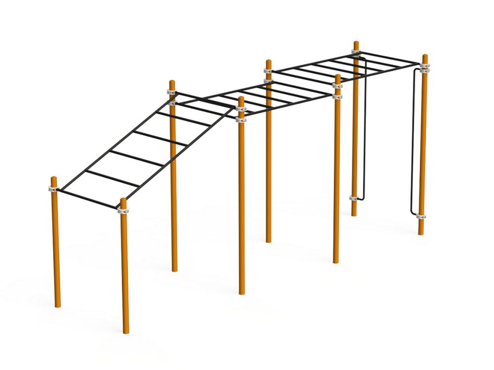 Фотографии Рукоход Воркаут с изменением высоты Pioner A17275