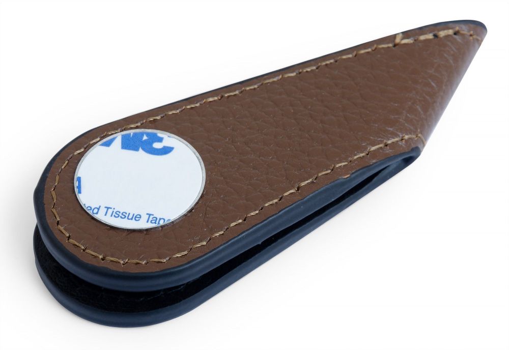 Фотографии Пенал для мела магнитный «GL 2» коричневый (натуральная кожа)