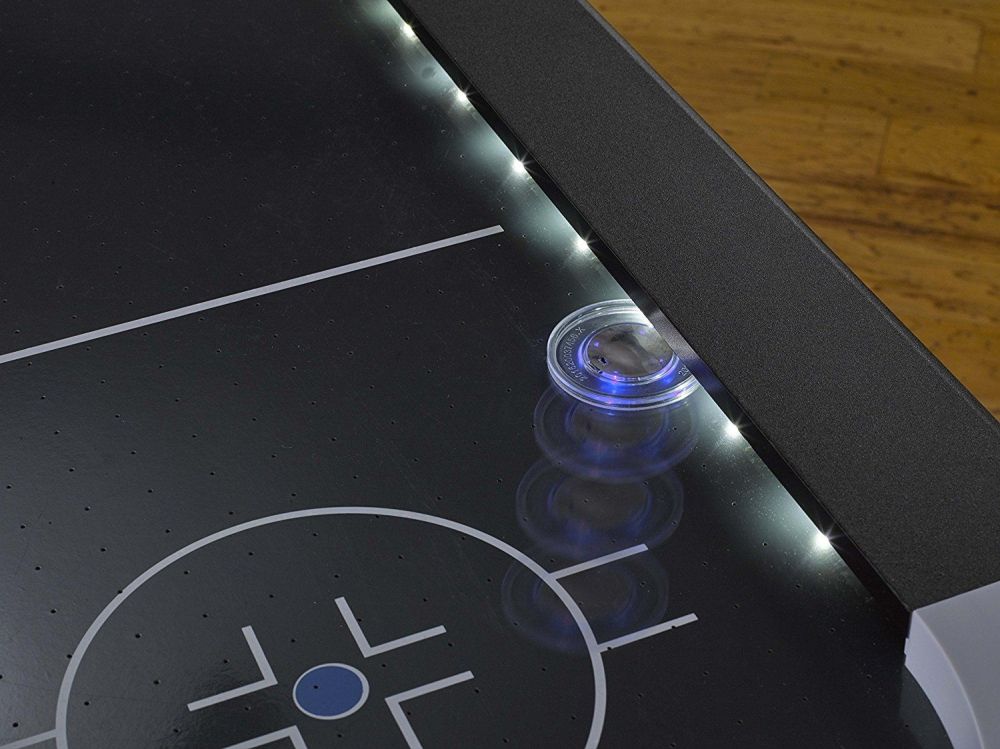 Фотографии Шайба для аэрохоккея LED "ATOMIC LUMEN-X LASER" (прозрачная, красный светодиод) D65 mm
