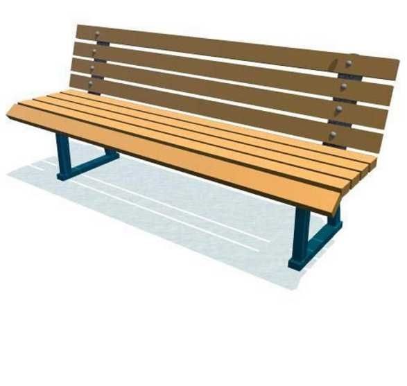 Фото Диван парковый 3