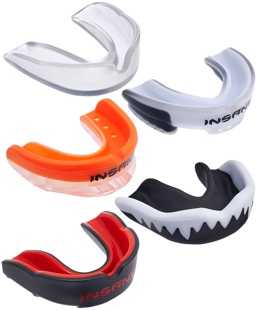 Фотографии Капа 1-челюстная LYNX, ЭВА, белый/черный, взрослый