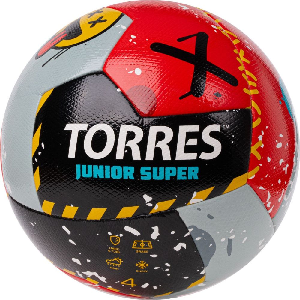 Фото Мяч футбольный TORRES Junior-4 Super F323304, размер 4