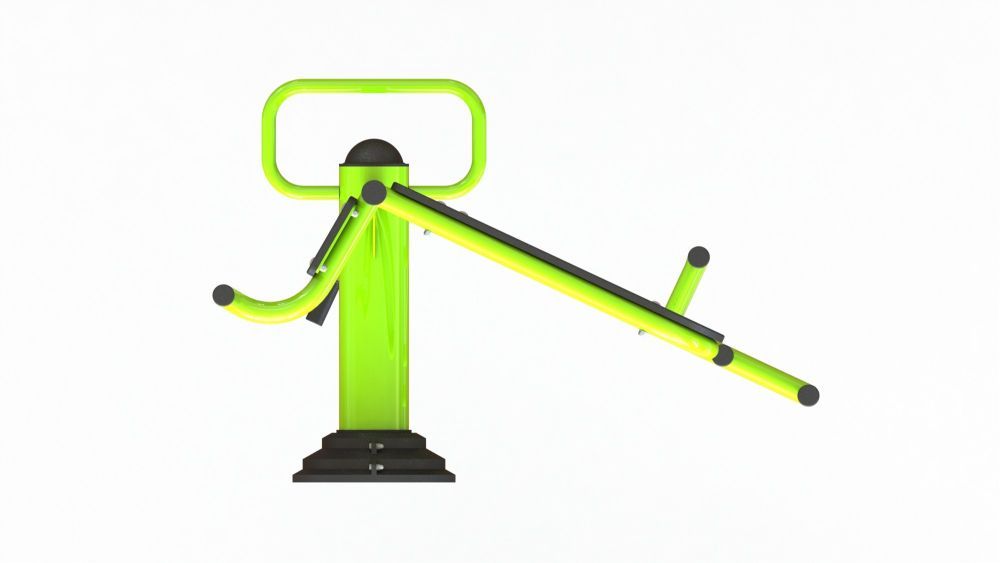 Фотографии Уличный тренажер взрослый Пресс + Гиперэкстензия для двоих Pioner A17406