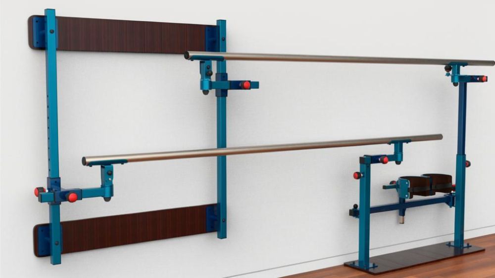 Брусья для реабилитации складываемые к стене