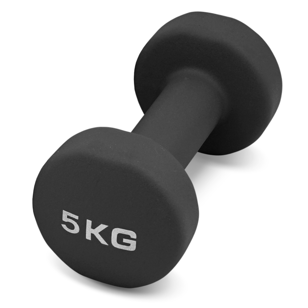 Фото Гантель для аэробики неопреновая PRCTZ NEOPRENE DUMBBELL, 5 кг.
