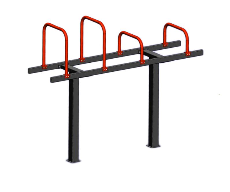 Фотографии Лавка с упорами для воркаута  Pioner A16053