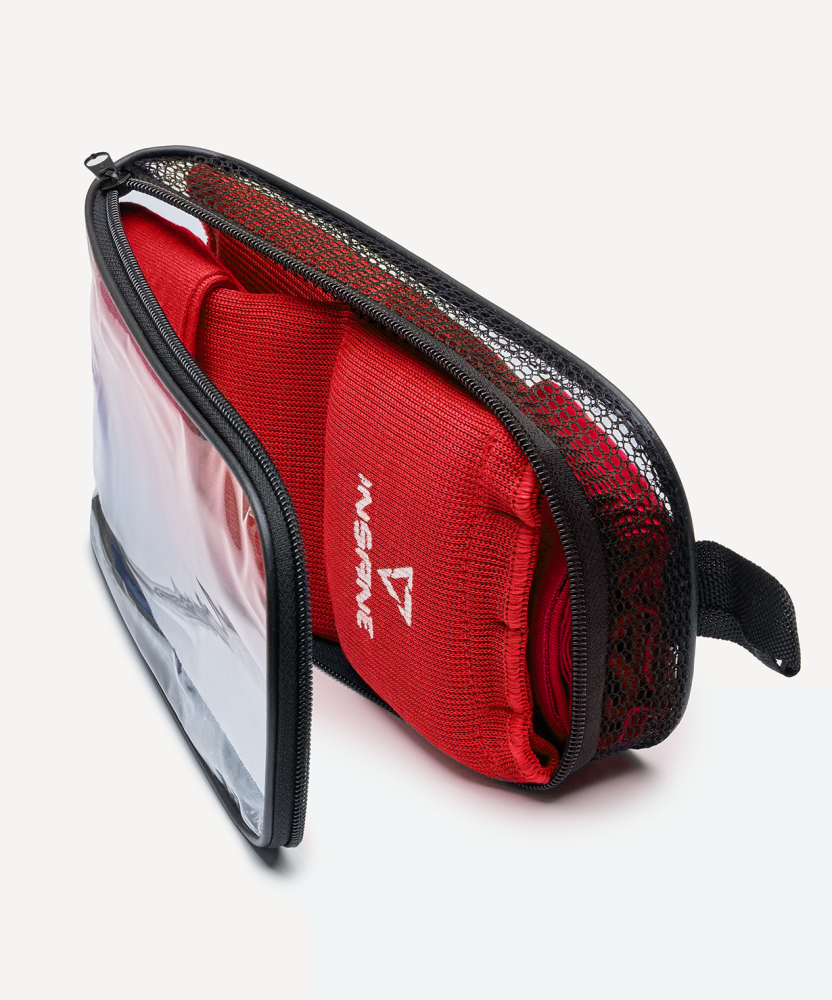 Фотографии Перчатки внутренние для бокса DASH, полиэстер/спандекс, красный, S