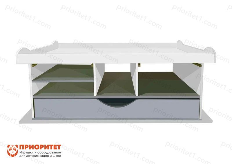 Стол для конструирования и робототехники «Смелые идеи» (белый)