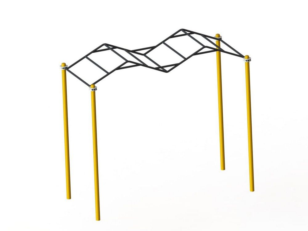 Фотографии Рукоход для воркаут Волна Pioner A17292