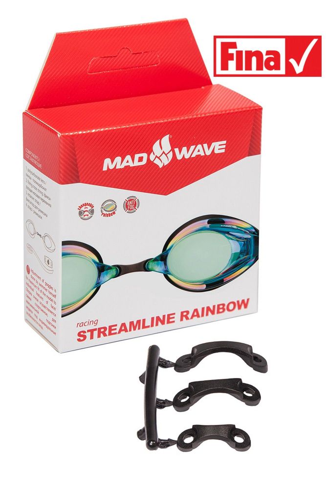 Фотографии Стартовые очки Mad Wave Streamline Rainbow M0457 03 0 04W