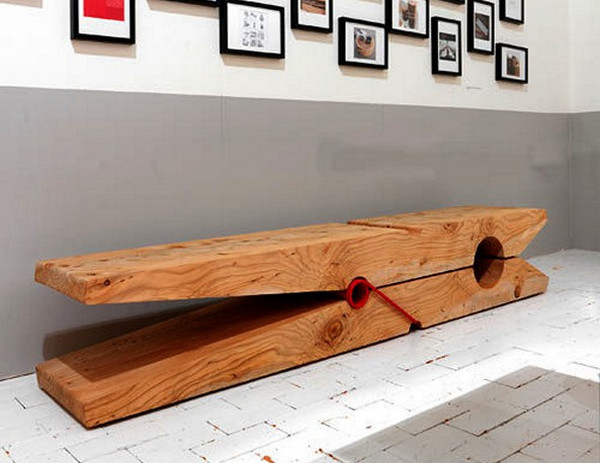 Фото Скамья Прищепка