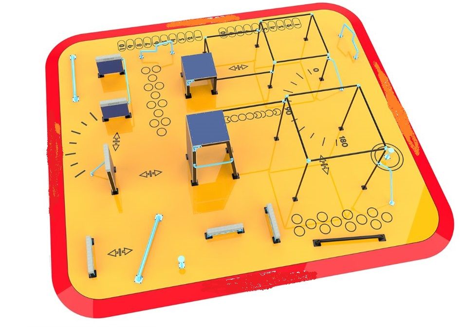 Фото Площадка для паркура 115м2