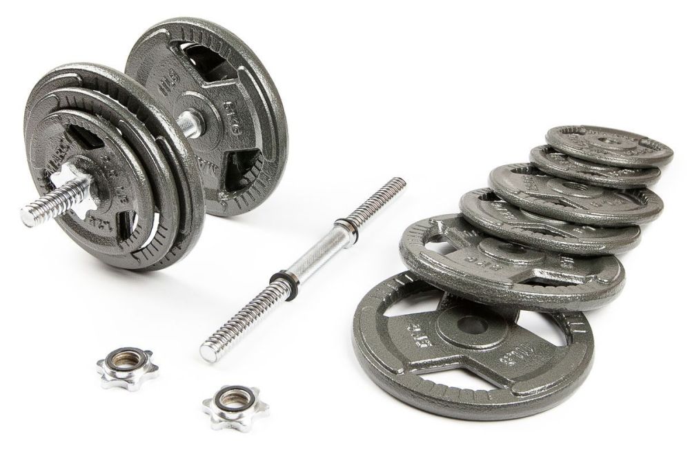 Фото Набор гантелей с железной ручкой HAMMERTONE 2x19 кг