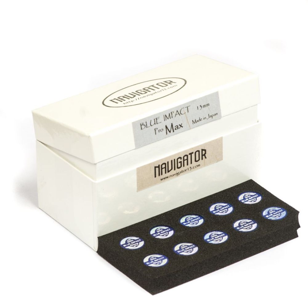 Фотографии Наклейка для кия "Navigator New Blue Impact Pro" (Max) 13мм