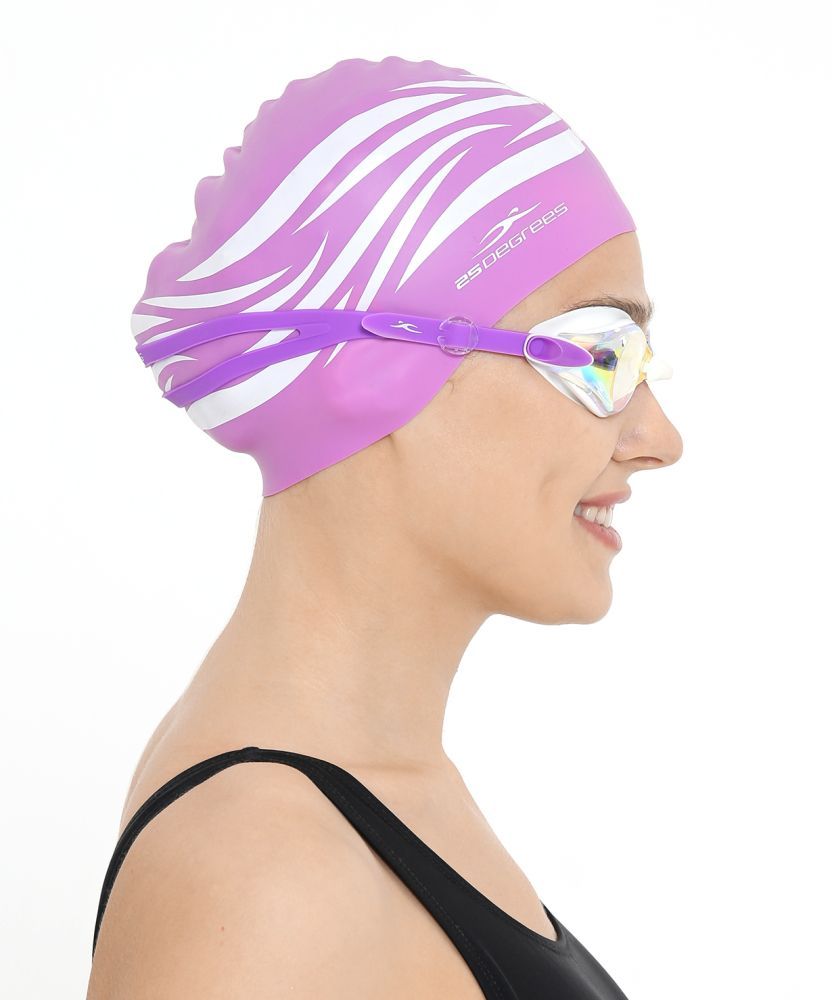 Фотографии Шапочка для плавания Fame Lilac, силикон, подростковый