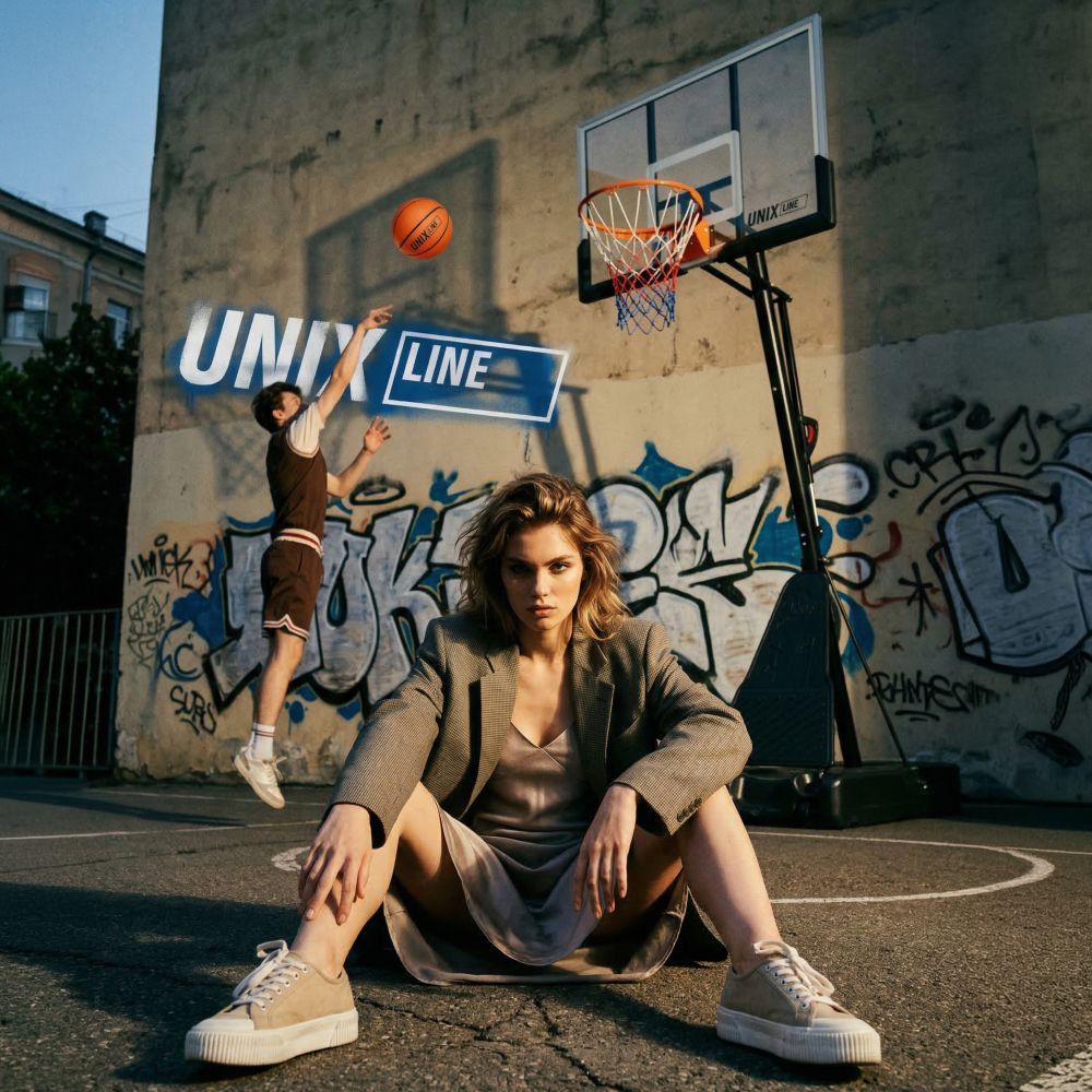 Фотографии Баскетбольная стойка UNIX Line B-Stand-TG PRO 54"x32" (140 х 82 см) R45 H230-305 см