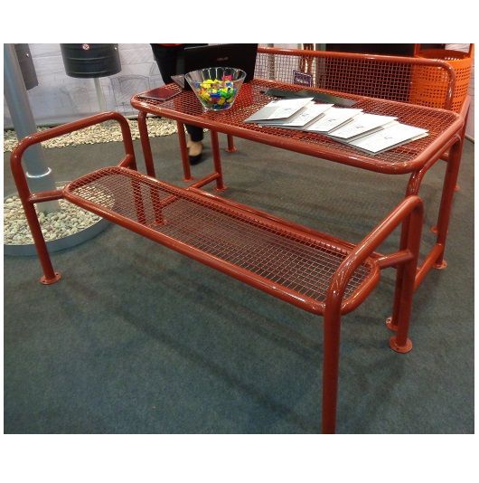 Фото Стол городской стальной