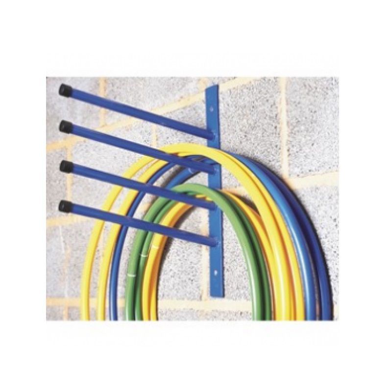 Фото Стеллаж для обручей настенный, 4 держателя, длина 50 см  Pioner A12115