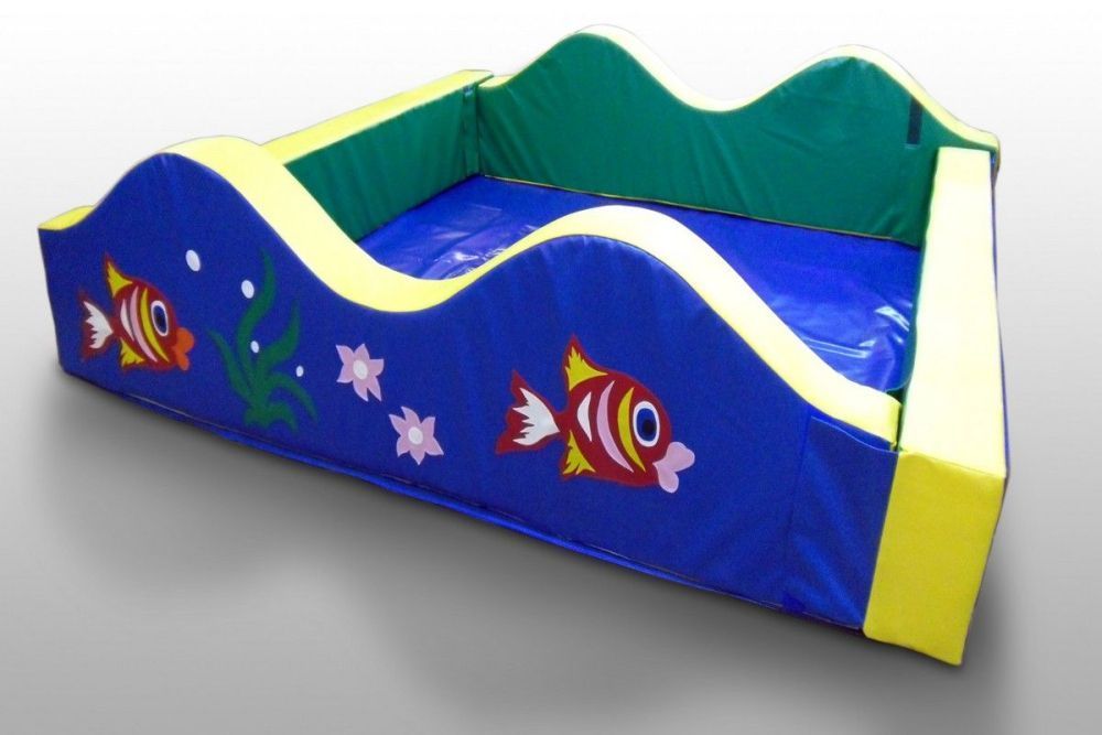 Сухой бассейн Волна разборный квадратный Pioner A11117