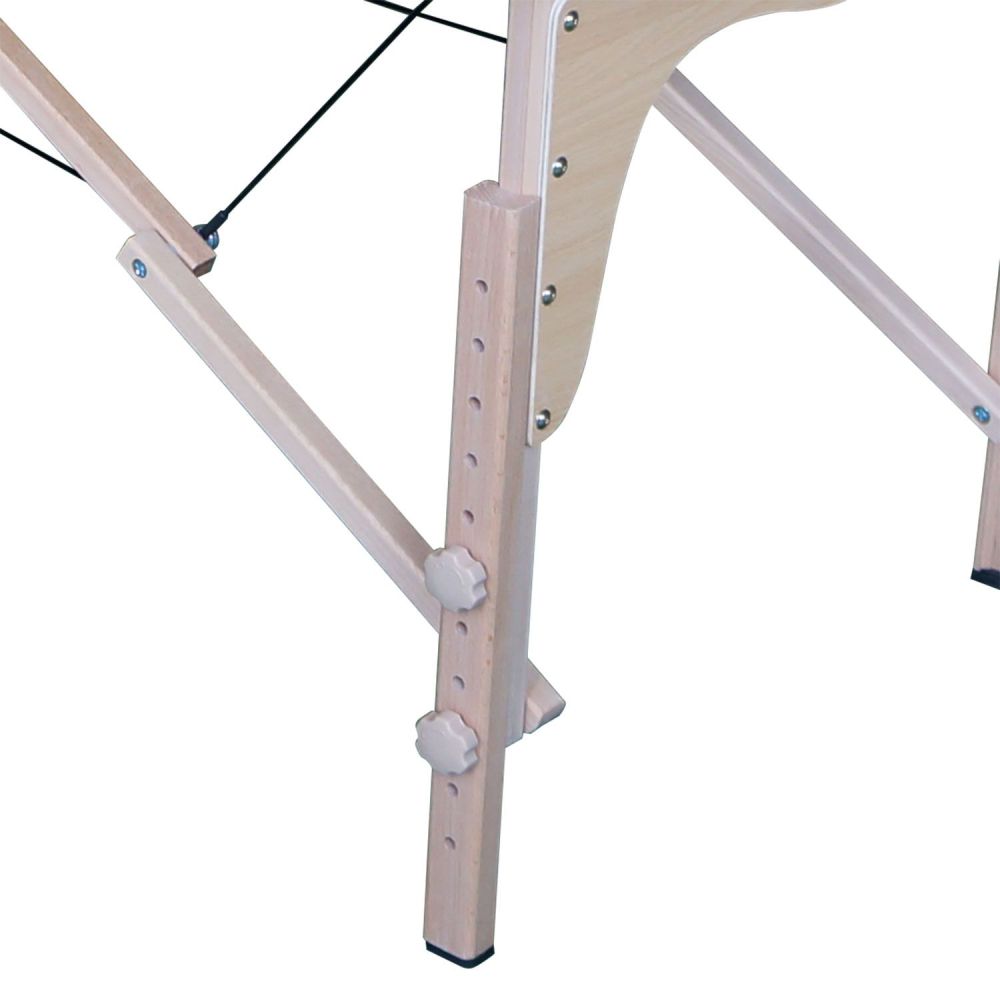 Массажный стол DFC NIRVANA, Relax, дерев. ножки, цвет зеленый (Green)