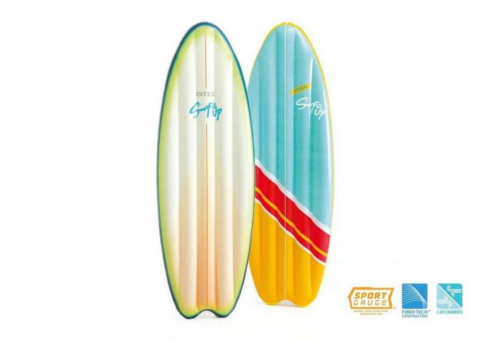 Фотографии Пляжный матрас Intex Surf's Up Mats 178x69 см 58152