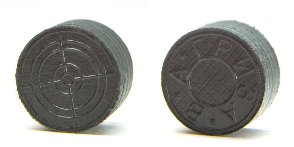 Фотографии Наклейка для кия "Гриза 3" (MH) черная 13.5 мм