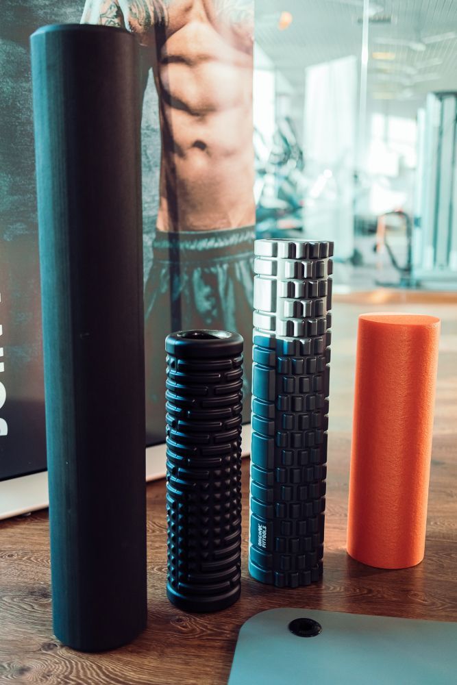 Фотографии Цилиндр для пилатес EVA 90 см премиум (высокая плотность)