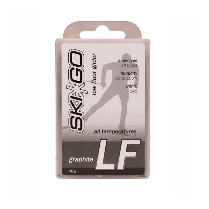 Фото Парафин низкофтористый Skigo LF Graphite (графит) (Универсальная) 60 г.