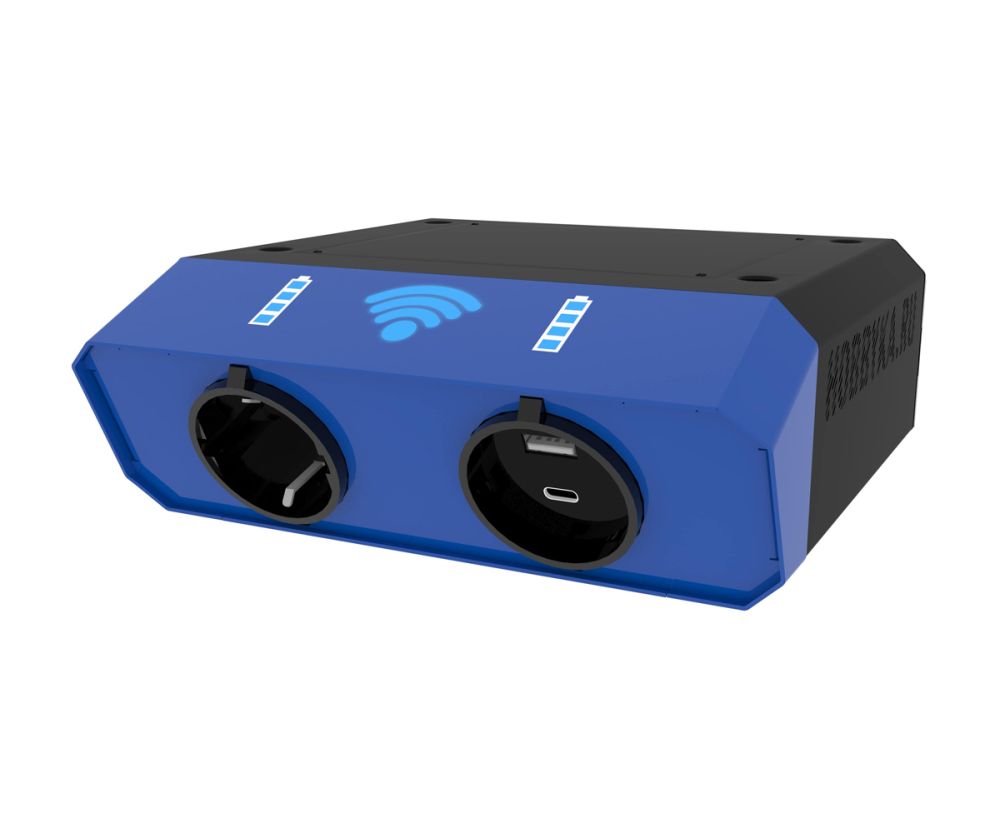Фотографии Зарядное устройство и точка доступа Wi-Fi «Валли» 1xUSB, 1xTYPE-C, 1x220V