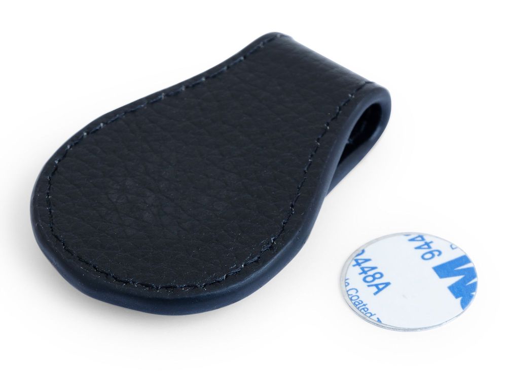 Фотографии Пенал для мела магнитный «GL» черный (натуральная кожа)