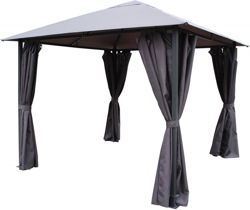 Тент садовый складной Koopman 300x300x265 Серый