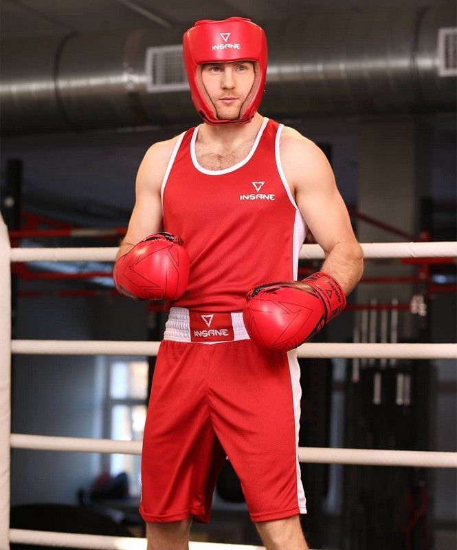 Фотографии Майка боксерская Insane BASE, полиэстер, красный