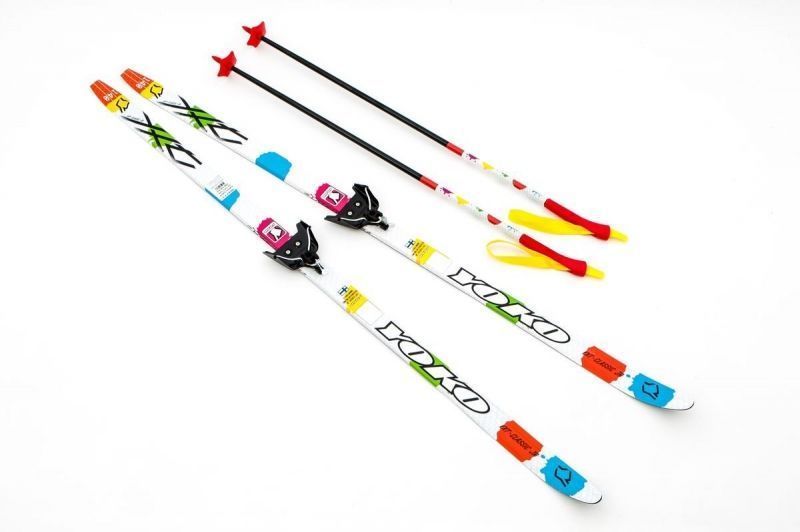 Фото Лыжи Комплект 75 мм STC STEP Yoko Full Color (упак. 6 комп.)