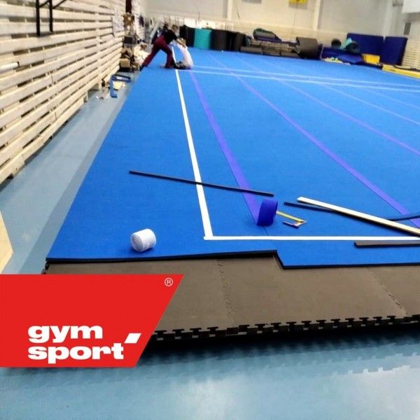 Фотографии Помост для спортивной гимнастики пружинный GymProf STRONG 5х5 для ковра 5х5