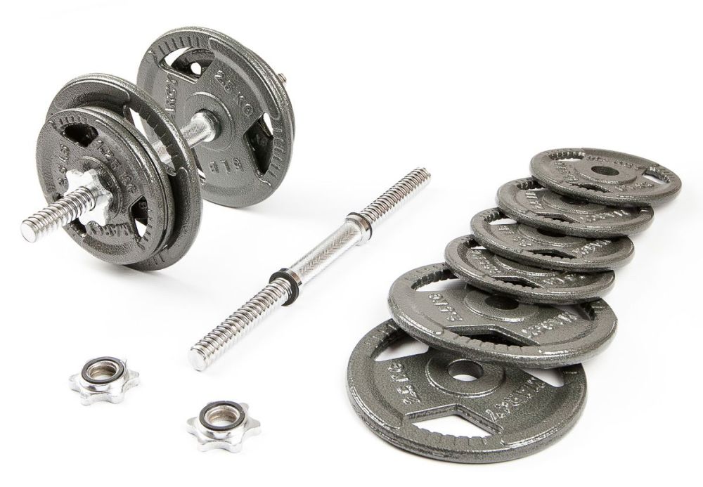 Фото Набор гантелей металлических Хаммертон Atlas Sport 2x11,5 кг