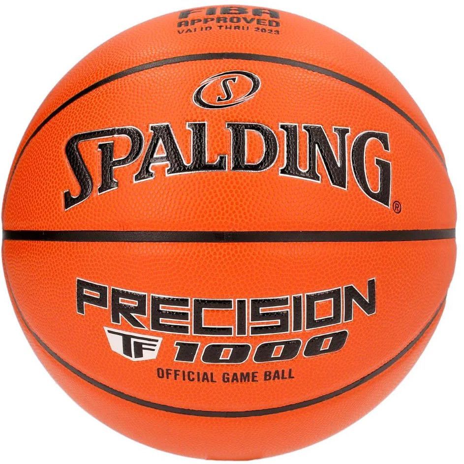Фото Мяч баскетбольный SPALDING TF-1000 Precision 77526z, размер 7, FIBA Approved