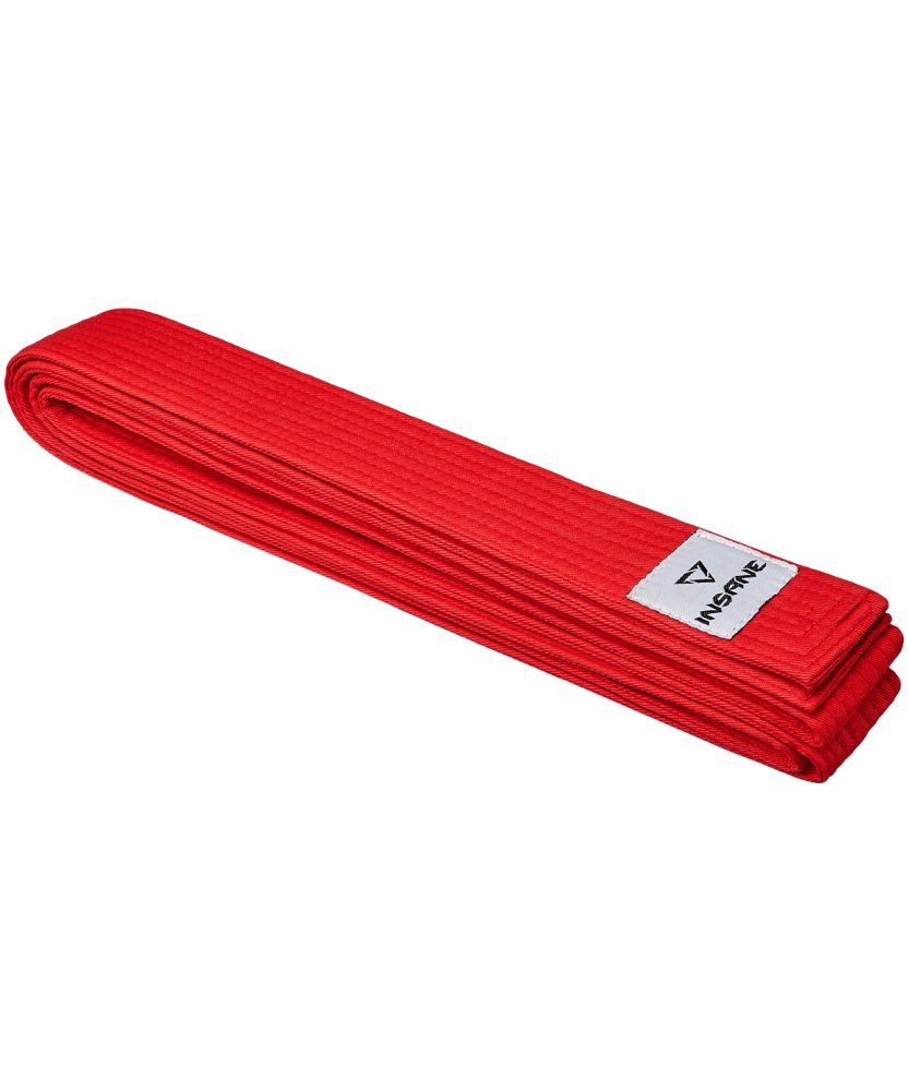 Фото Пояс для единоборств BASE, хлопок/полиэстер, красный, 260 см