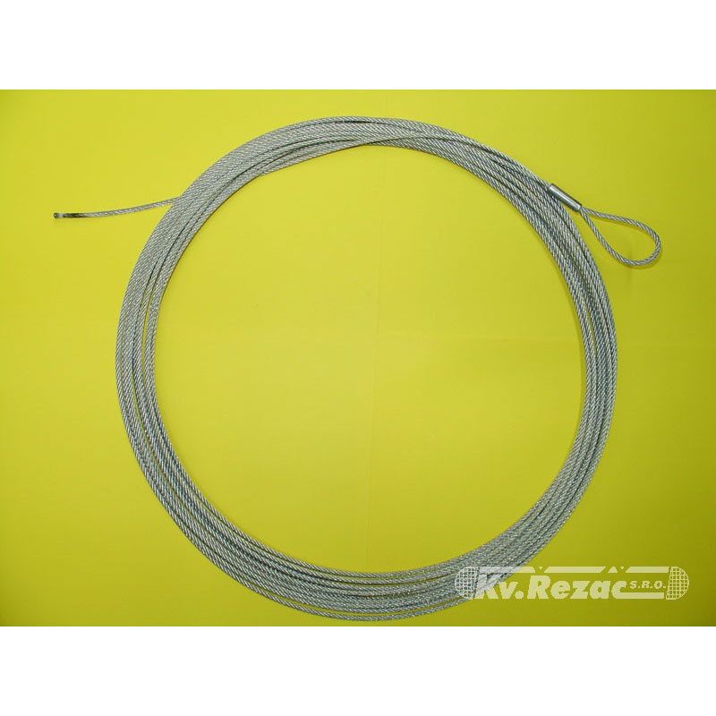 Фотографии Трос стальной для волейбольной сетки Kv.REZAC d3,5 мм, l12,5 м, с 1 конц. петлей 15085019