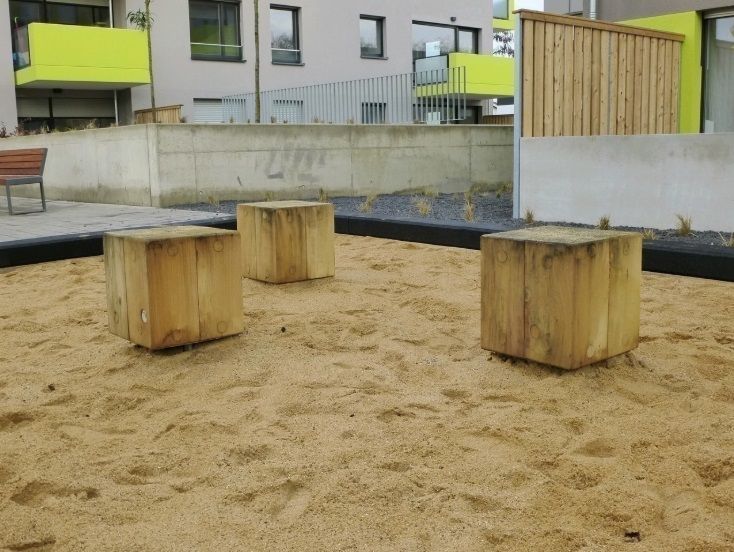 Фото Сиденье Песочный кубик