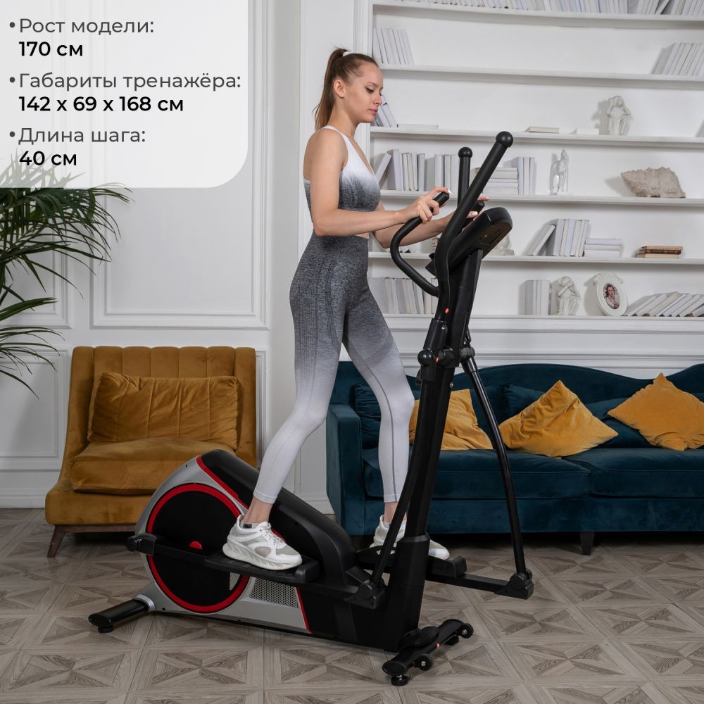 Фото Эллиптический тренажер DFC E8732H магн.