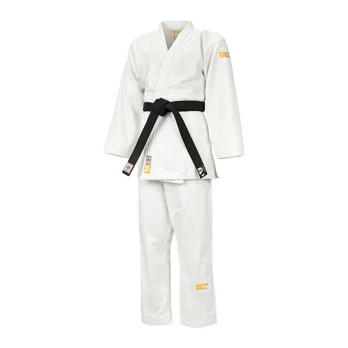 Фотографии Кимоно дзюдо Green Hill Professional gold IJF approved JSPT-10361, белое