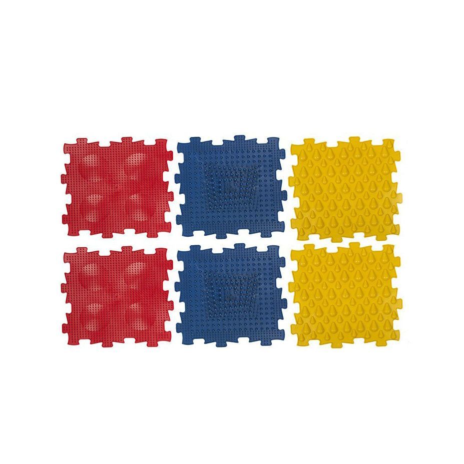 Фото Коврик игровой массажный У682, 6 модулей 24,5*24,5*1,4см.