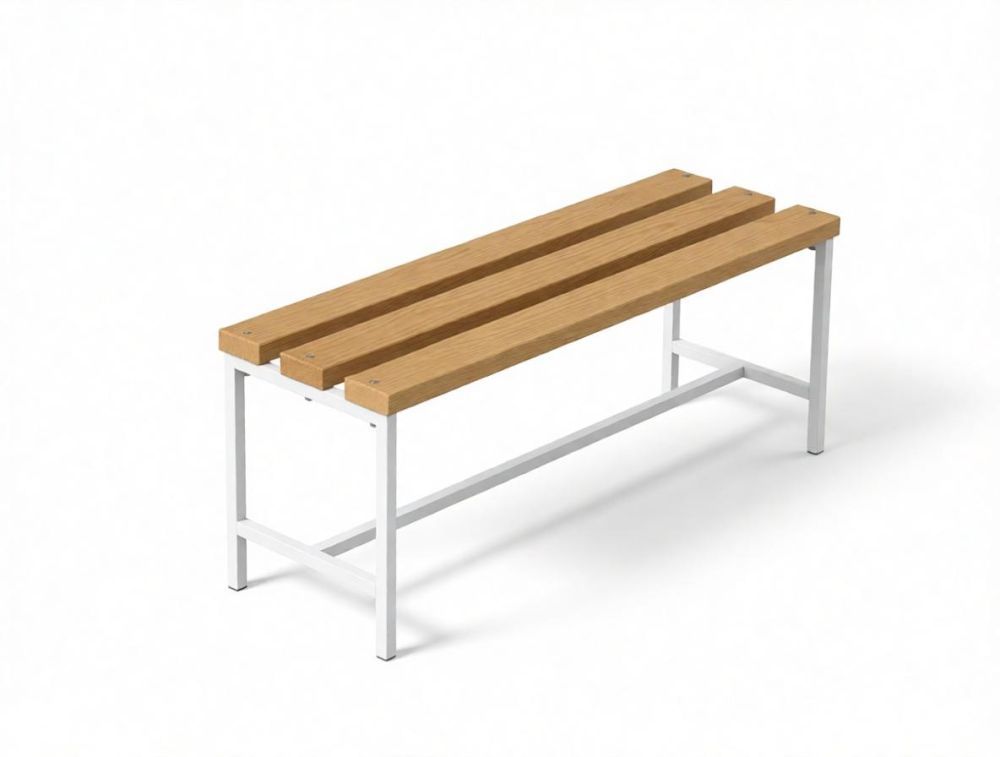 Фото Скамейка для раздевалок без спинки, 150 см разборная