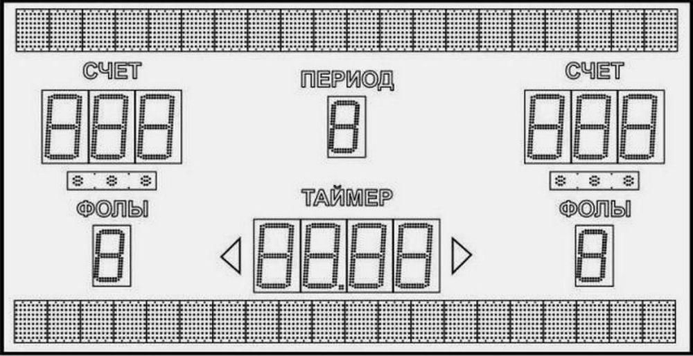 Фотографии Табло баскетбольное электронное  Pioner A13729