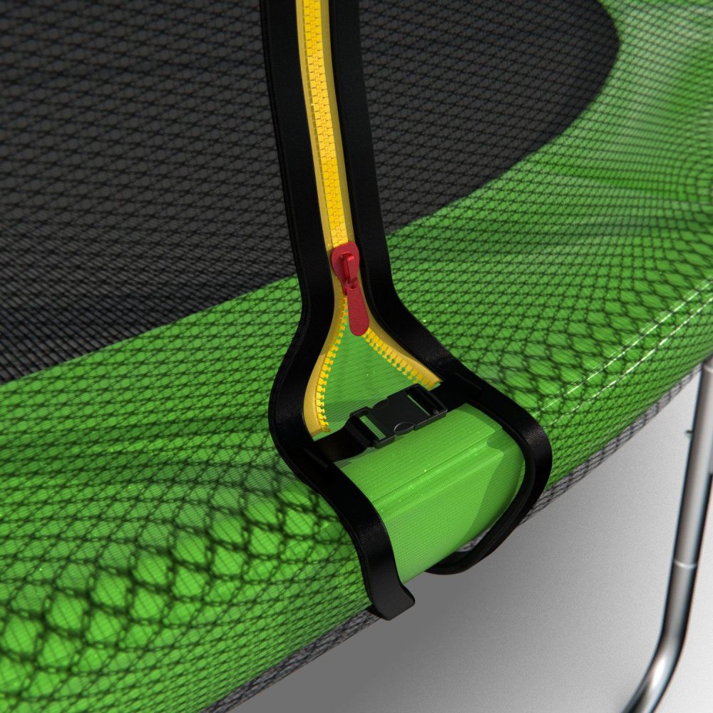 Фотографии Батут DFC Trampoline Fitness 16ft наружн.сетка, св.зел. (488см)(два короба)