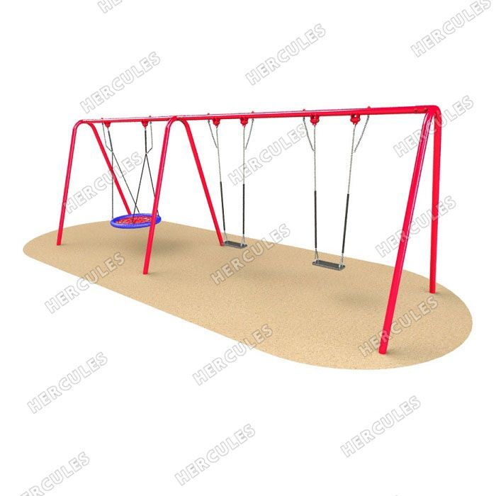 Фото Тройные качели с сидением Гнездо