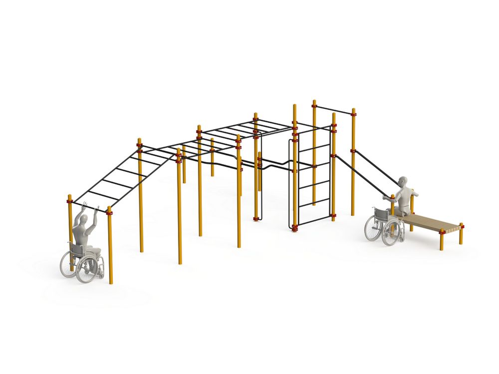 Фотографии Спортивный комплекс для инвалидов-колясочников  Pioner A11820