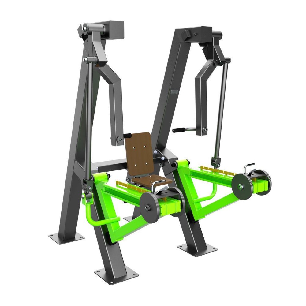 Фото Уличный тренажер Жим сидя с переменной нагрузкой