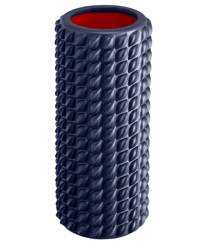 Фотографии Ролик массажный FA-528, EVA/PVC, 33x14 cм, низкая жесткость, синий/красный