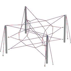 Фото Конструкция для лазания серия "Модуль 1" ЭМ-544